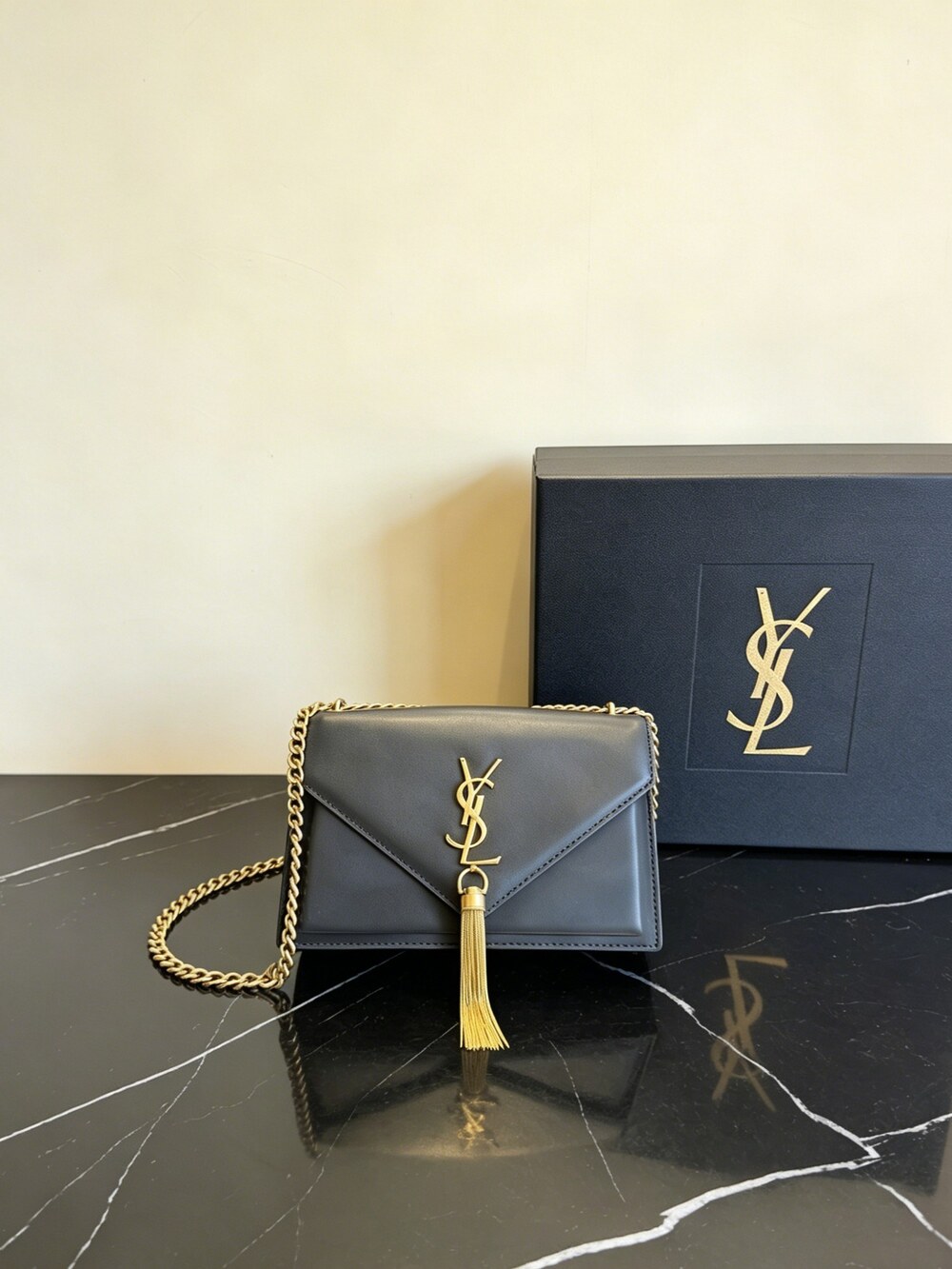 Saint Laurent Kate Small Tassel Chain Bag